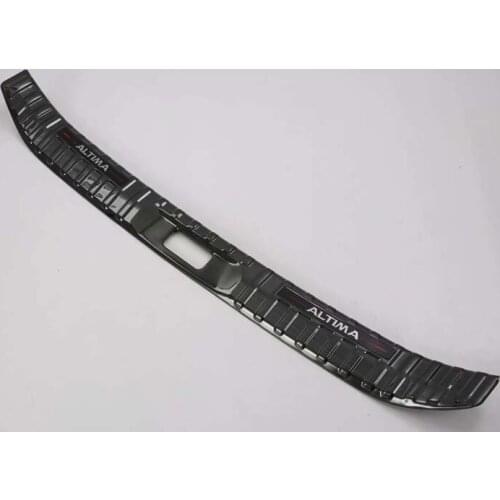 Inner Steel Rear Bumper Protector Cover Trim For 2019-2020 Nissan Altima 4DR Sedan black 1PCS