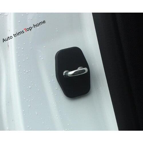 Yimaautotrims Inner Door Lock Buckle Cover Pad Guard Protection Kit Fit For Peugeot 5008 2017 - 2021 Plastic Interior Mouldings