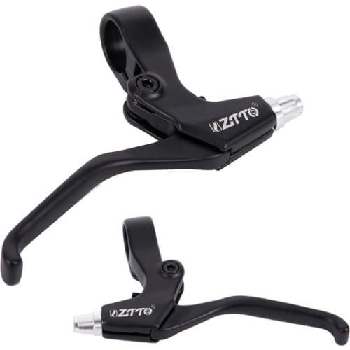 ZTTO MTB Bicycle Brake Lever V Brake Mountain Bike Mechanical Disc Brake Aluminum Alloy Lengthen Brake Handle 1Pair