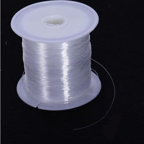 10mRoll Transparent Diy Jewelry Craft Beading Thread Nylon Clear White Line Cord Wedding Shoes Clothing Materials Practical