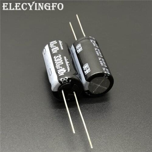 10Pcs/100pcs 3300uF 10V NICHICON HE Series 12.5x25mm Extremely Low Impedance 10V3300uF Aluminum Electrolytic Capacitor