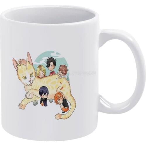 Haikyuu White Mug To Friends and Family Creative Gift 11 Oz Mug Coffee Ceramic Mug Anime Manga Japan Japanese Volleyball Spiker