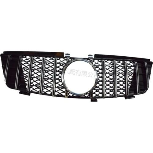 Charm2021 Fit For Mercedes Benz Ml W164, Medium Net, Black and Silver 05-08