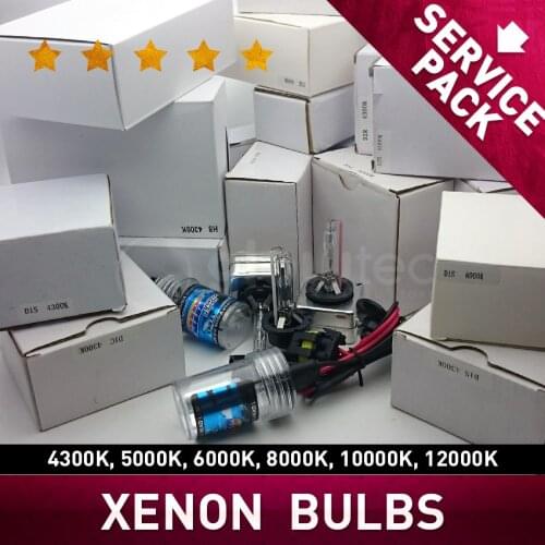 Economy PACK 2pcs D1S D2S D3S D4S HID headlight HID Bulbs D1 D2 D3 D4 D1R D2R D3R headlamp light 4300K 6000K 8000K GLOWTEC