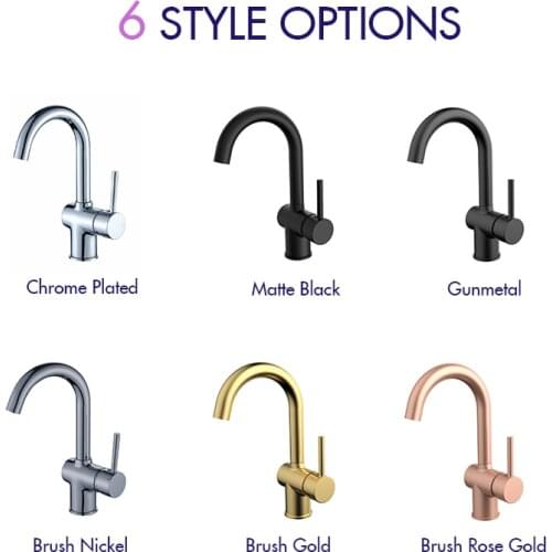 Golden Tap Bathroom Matte Wash Basin Bathroom Sinks Bath Faucet Washbasin Taps Black Sink Rose Gold Mixer White Flexible Brass