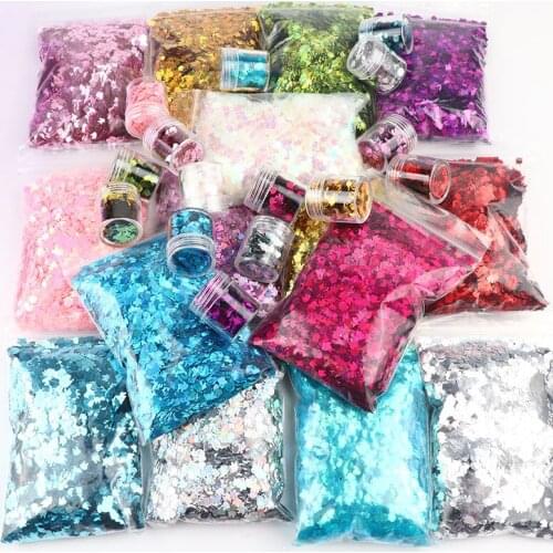 50G Holographic Rabbit Shape Ultra-Thin Sequin Craft Nail Polish Soft Glitter Nail Art Diy Crafts Wedding Decoration Confetti