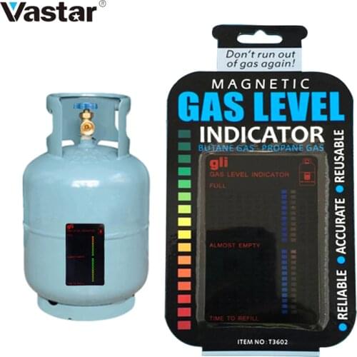 Propane Butane LPG Fuel Gas Tank Level Indicator Magnetic Gauge Caravan Bottle Temperature Measuring Stick