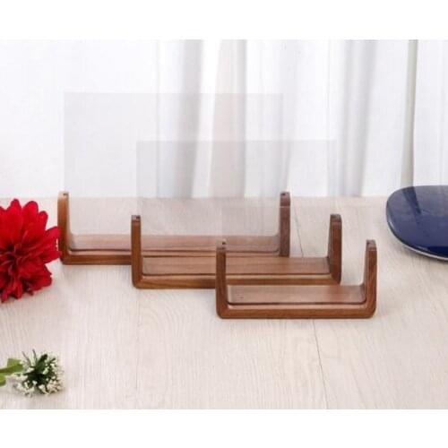 Creative walnut wood acrylic U-shaped picture frame wood childrens wedding photos set up solid wood 6 "7" 8 "picture frame