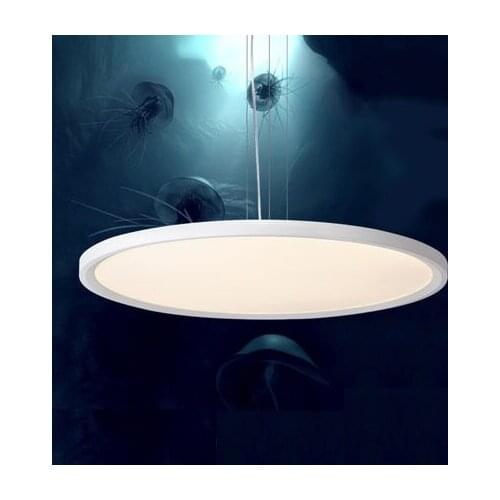 Creative Circle Acrylic Droplight Modern LED Pendant Light Fixtures For Study Dining Room Simple Hanging Lamp Home Lighting