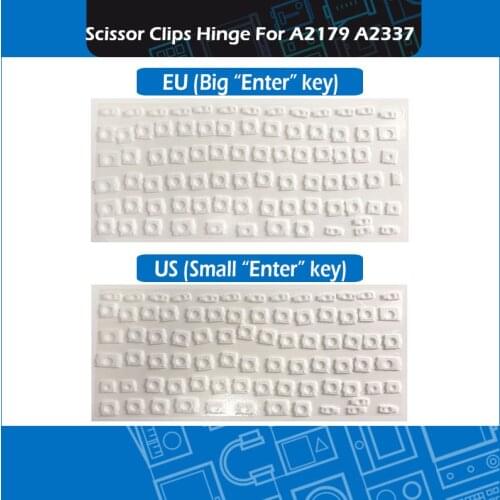 2020 Year White EU US Layout A2179 A2337 Scissor Clips Hinge Set For Macbook Air 13" A2179 A2337 Keyboard Repair