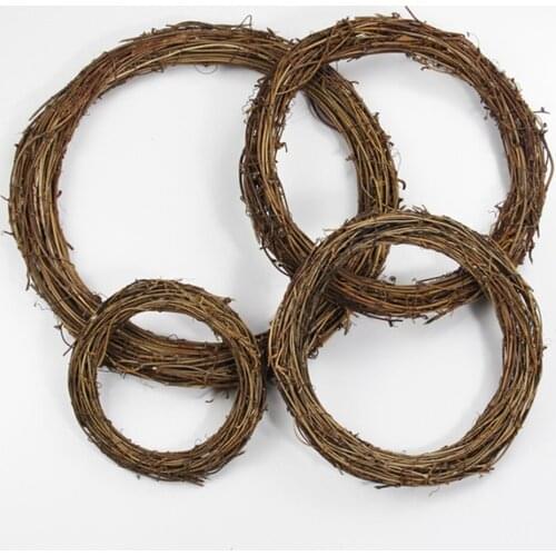 Natural Grapevine Wreaths Wedding Decoration Creative Maple Leaf Fall Decorations