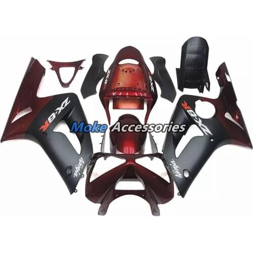 Motorcycle Fairings Kit Fit For Kawasaki zx-6r 2003-2004 636 Bodywork Set High Quality ABS Injection NEW Ninja Black red