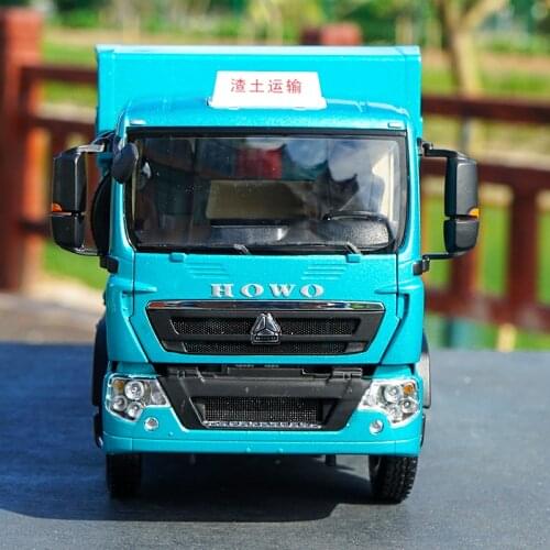 Original Authorized Authentic 1:24 Sino Truck Howo T5g Self Dump Truck Diecast toy dumper truck Model for Christmas gift