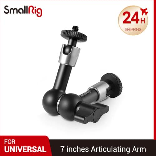SMALLRIG DSLR Camera Rig Articulating Rosette Arm(7") for Monitor Support Durable Magic Arm For Flash Light Attach 1497