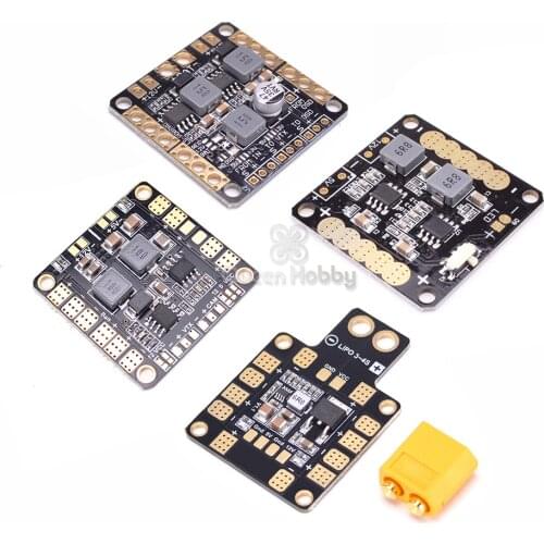 Power Distribution Board with 5V/12V BEC Output for CC3D Naze32 F3 Omnibus Flight Controller FPV RC 210 220 250 Quadcopter