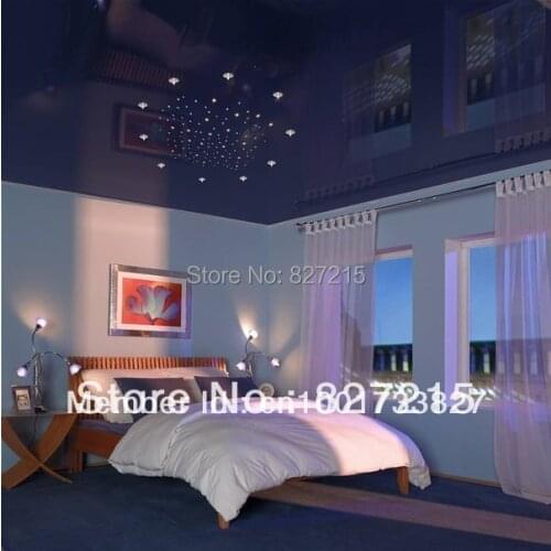Blue Glossy Ceiling Film Sample---#2076 dark blue suspended ceiling film (small order)