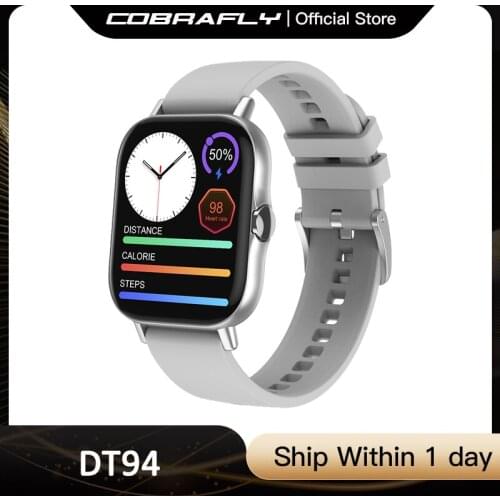 Cobrafly New DT94 Smart Watch 1.78 inch Full Screen Long Standby Bluetooth Call Smartwatch Heart Rate Monitoring Tracking PK Y20