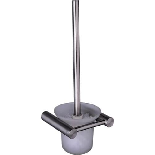 Modern Stainless Steel Bathroom Sets Wall Mounted Toilet Brush Holder Toilet Brush Stand Toilet Brush Rack Toilet Brush Shelf