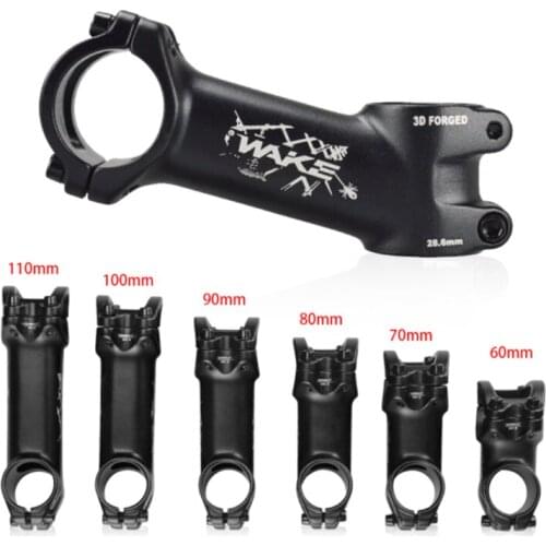 Wake MTB Ultralight Bike Stem 17 Degree for 31.8mm Cycling Bike Parts AluminumAlloy Bicycle Handlebar Stem 60/70/80/90/100/110mm