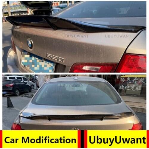 UBUYUWANTRear Trunk Spoiler For BMW F10 F18 M5 520i 525li 528i 2012-2016 Carbon Fiber / FRP Lip Spoiler Car Tail WingDecoration