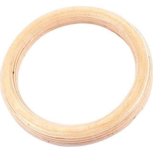1Pcs Birch Fitness Rings Gymnastics Training Ring New Wooden 32mm Exercise Fitness Gymnastic Rings Gym Exercise