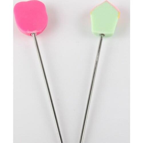 1pc Convenient Cake Tester Baking Skewer Cupcake Muffin Testing Cooking Bread Probe Stainless Steel And Plastic Baking Tool