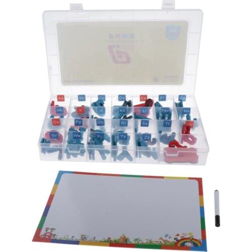 1 pack Magnetic Letters Paste w/ Board Kids Education Puzzle Toys w/ Box