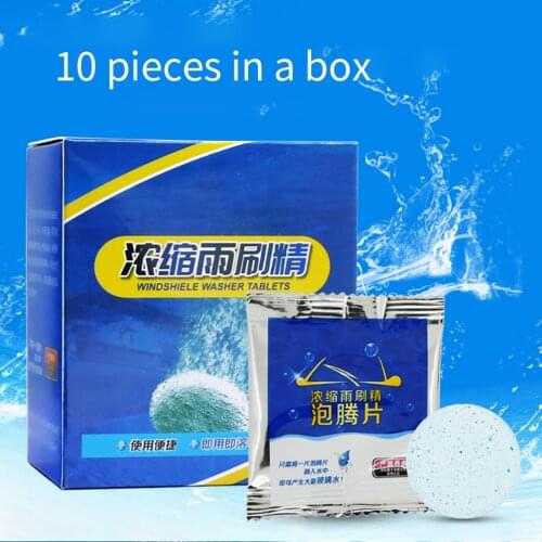 10/20/50 Car Solid Cleaner Effervescent Tablets Spray Cleaner Car Window Windshield Glass Cleaning Auto Accessories