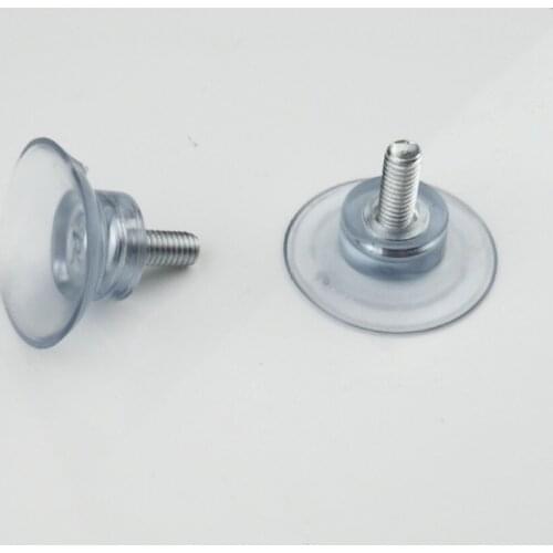 10pcs/set Rubber Strong Suction Cup With M6/M8 Screw Adjustable Replacement Tool Parts For Glass Table Top