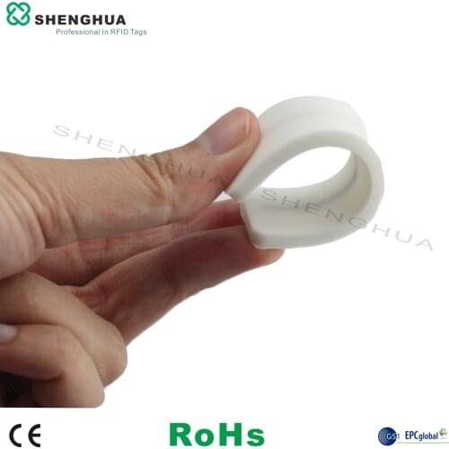 10pcs/pack Garment rfid management labels long reading range uhf rfid wash care label silicone rfid laundry sticker long range