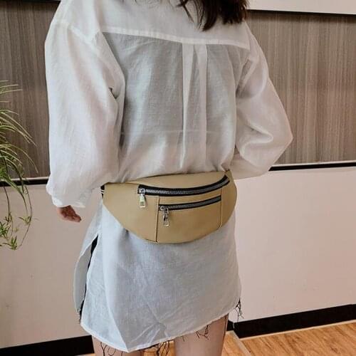 2021 Waist Bag Pack Purse Casual Phone Belt Bag Womens Canvas Bag