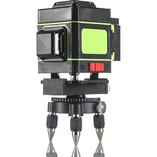 4D 12/16 Lines Laser Level Green Light Auto Self Leveling 360 Degree Rotary Measure Horizontal Vertical Cross Super Powerful