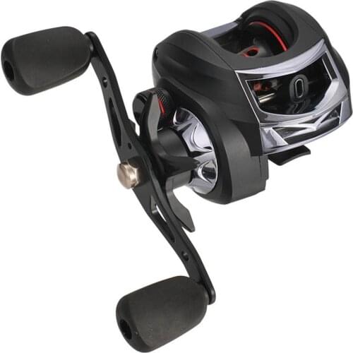 6.3/1 Gear Left Right Hand Baitcasting Reel for Freshwater Saltwater Fishing