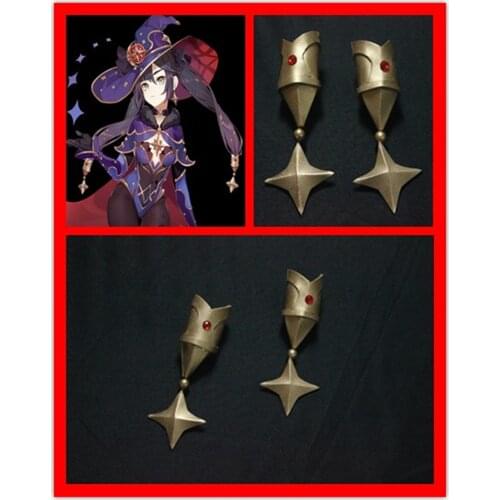 Genshin Impact Mona Cosplay Hair Accessory Hairband Hair Clip Hair Pin Halloween Cosplay Costume Props
