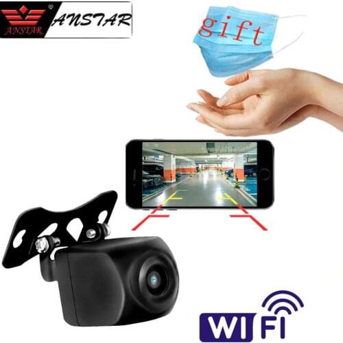 ANSTAR Mini WiFi Car Back Camera 1080P Waterproof Rear View Vehicle Camera 120 Wide Angle Night Vision Backup Parking Dash Cam