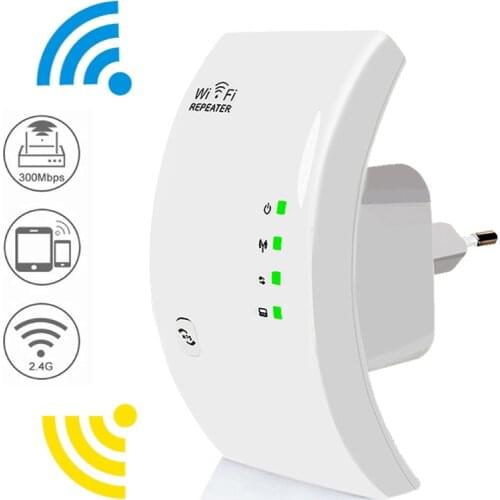 Wireless Repeater wifi Signal Booster Router 300Mbps Wi-Fi Long Range Extender Internet Amplifier Wi-Fi Receiver Access Point
