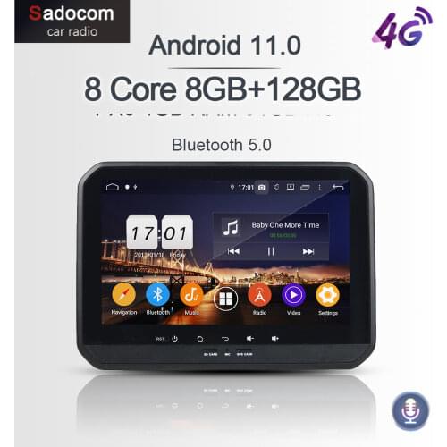 DSP PX6 9" 2 din Android 10.0 Octa Core 64G+4G RAM Car DVD Player GPSp car RDS Radio wifi 4G Bluetooth 5.0 For SUZUKI IGNIS 2017