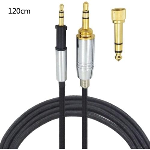 Flexible Audio Replacement Headphone Cable Compatible with AKG K450 K460 Headset in-Line Mic Devices Audio Equipment