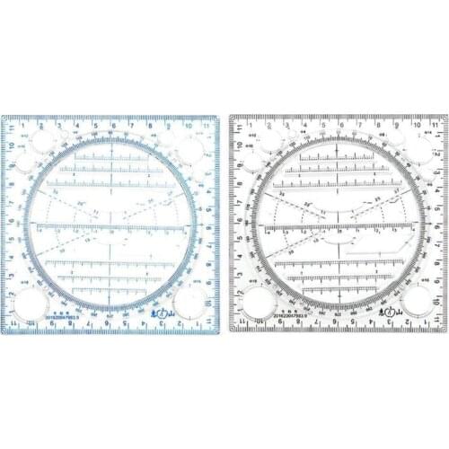 Multifunction Art Design Drawing Ruler, Stereo Geometry Ellipse Template Ruler