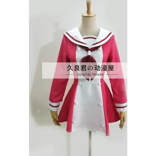 2021 New Anime Munou na Nana Hiiragi Cosplay Costume Womens School Uniform Outfit Student Halloween Carnival Full Set