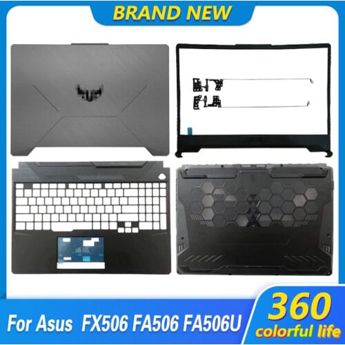 NEW Laptop Top Case For ASUS FA506 FX506 FA506U FX506U LCD Back Cover/Front Bezel/Hinges/Palmrest/Bottom Case