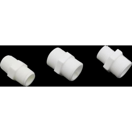 1/2", 3/4" Silk Tube PVC Pipe Water Connector Agriculture Drip Irrigation Connector Plumbing Fittings Adapter 50 Pcs