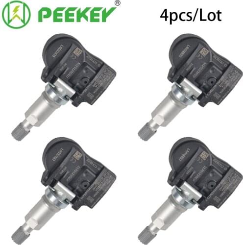 PEEKEY 4pcs LR032833 Tire Pressure Sensor Monitoring System TPMS 315Mhz For Jaguar F Type XJ KX Rang Rover Sport LR4 T122780001C