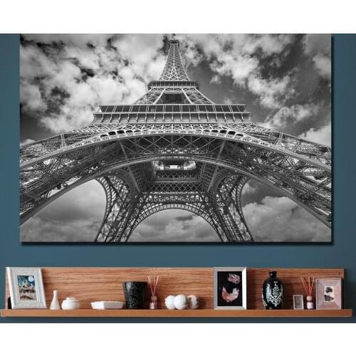 Canvas Poster Art Painting Frame Home Decor Paris Cityscape Eiffel Tower Landscape Living Room Wall HD Printed Pictures