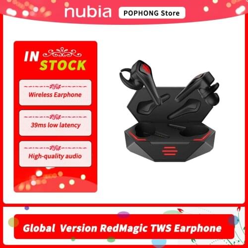 RedMagic TWS Gaming Earphones Wireless Bluetooth Earphone Redmagic Cyberpods for RedMagic 5G 5S Earbuds 39ms low latency
