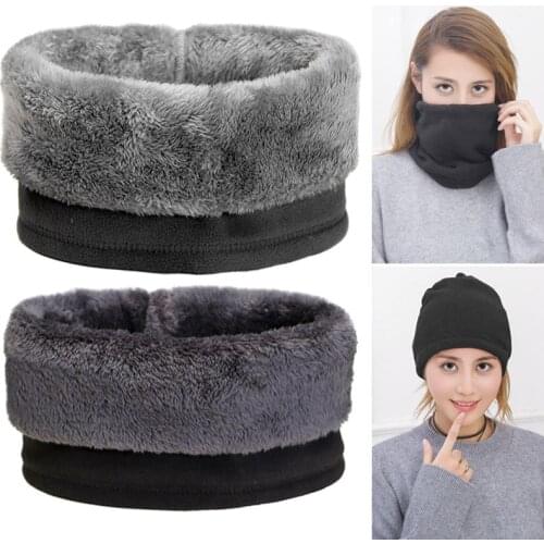 Scarf Neck Warmer Thermal Polar Fleece Windproof For Women Men Ski Winter Outdoor 2019 Fashion Neckerchief Winter Scarf For Man