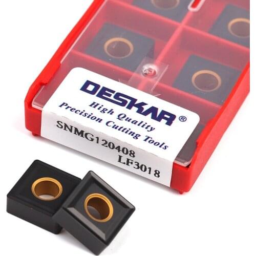 10pcs SNMG120404 LF3018 SNMG120408 LF3018 high strength carbide Cutting inserts CNC Lathe turning blades for machining cast iron