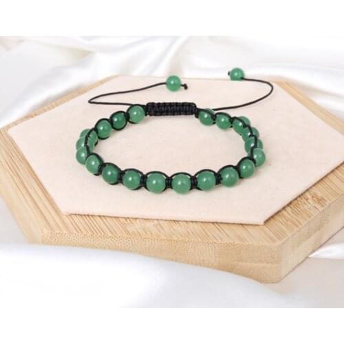 Unique natural stone hand woven bracelet yoga friendship fashion bracelet jewelry