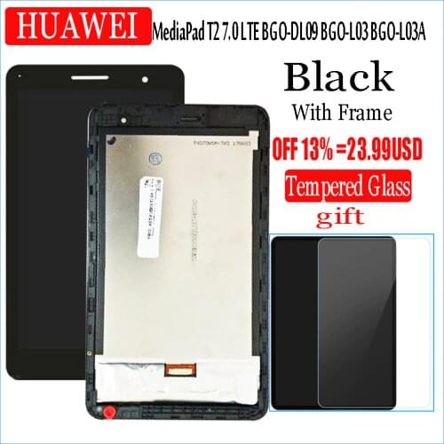 For Huawei MediaPad T2 7.0 LTE BGO-DL09 BGO-L03 BGO-L03A LCD Display and with Touch Screen Digitizer Assembly