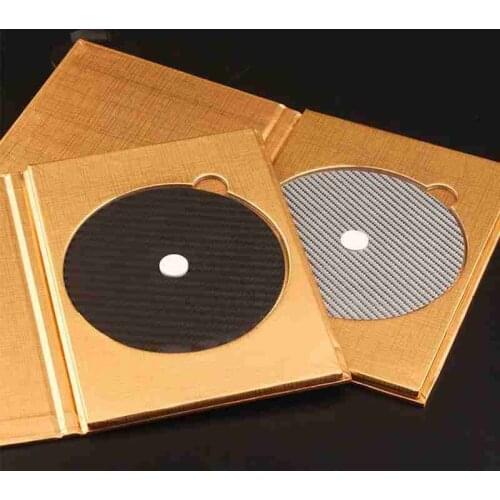 0.2mm Carbon Fiber CD DVD Tape Disc Stabilizer Mat Player Shock Machine Tuning Anti-shock Tray Audio Base Pad HiFi Turntabl Y8C9
